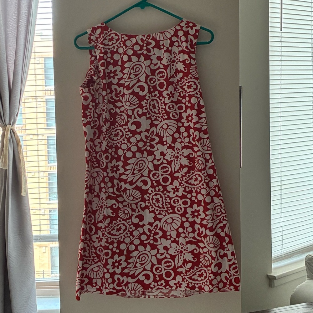 Kookai Red and White Floral Mini Dress